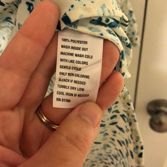 Kaari Blue Long Sleeve Tunic Top - S - NWT - Picture 5 of 7